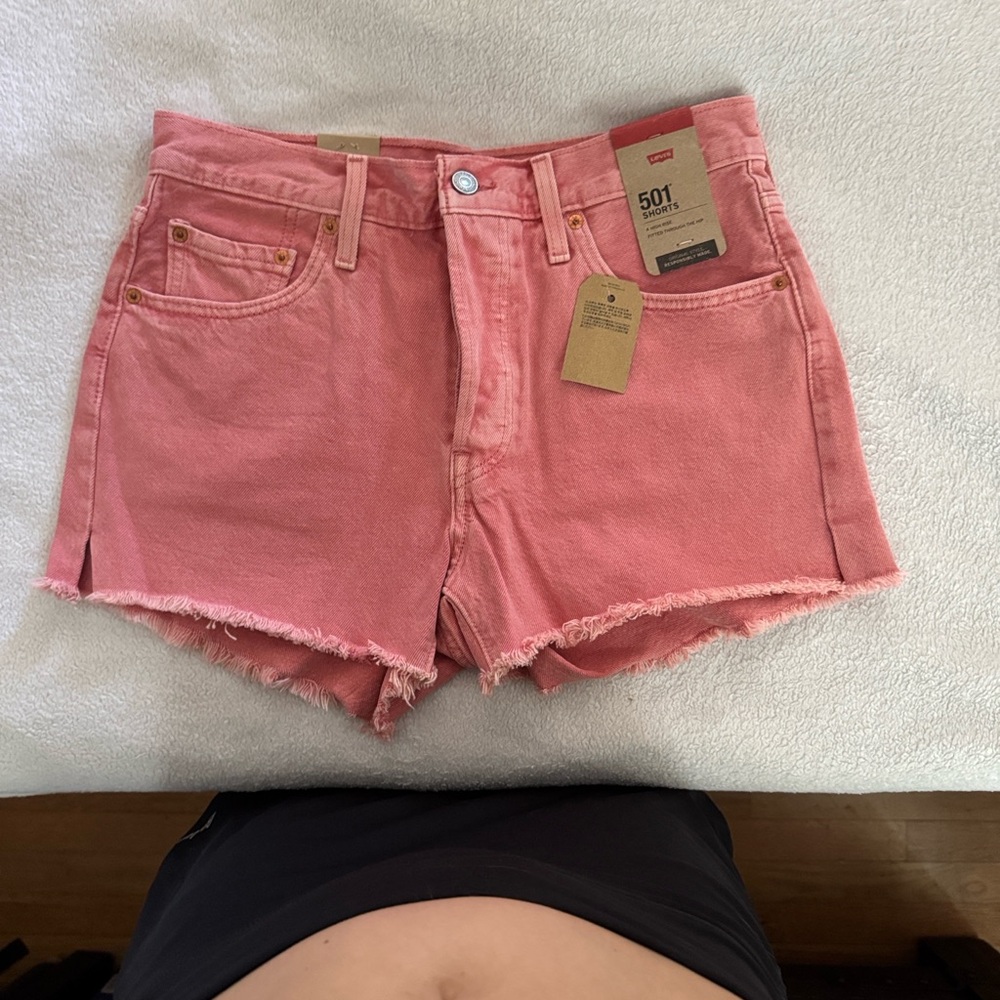 Levi's Women's Pink Jean Shorts
